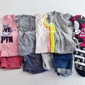 Toddler boys summer mix and match assortment outfits set lot size 2